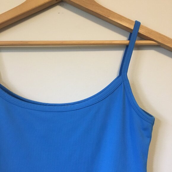 Bright Blue Basic Short Torso Camisole Tank Top - Picture 4 of 15